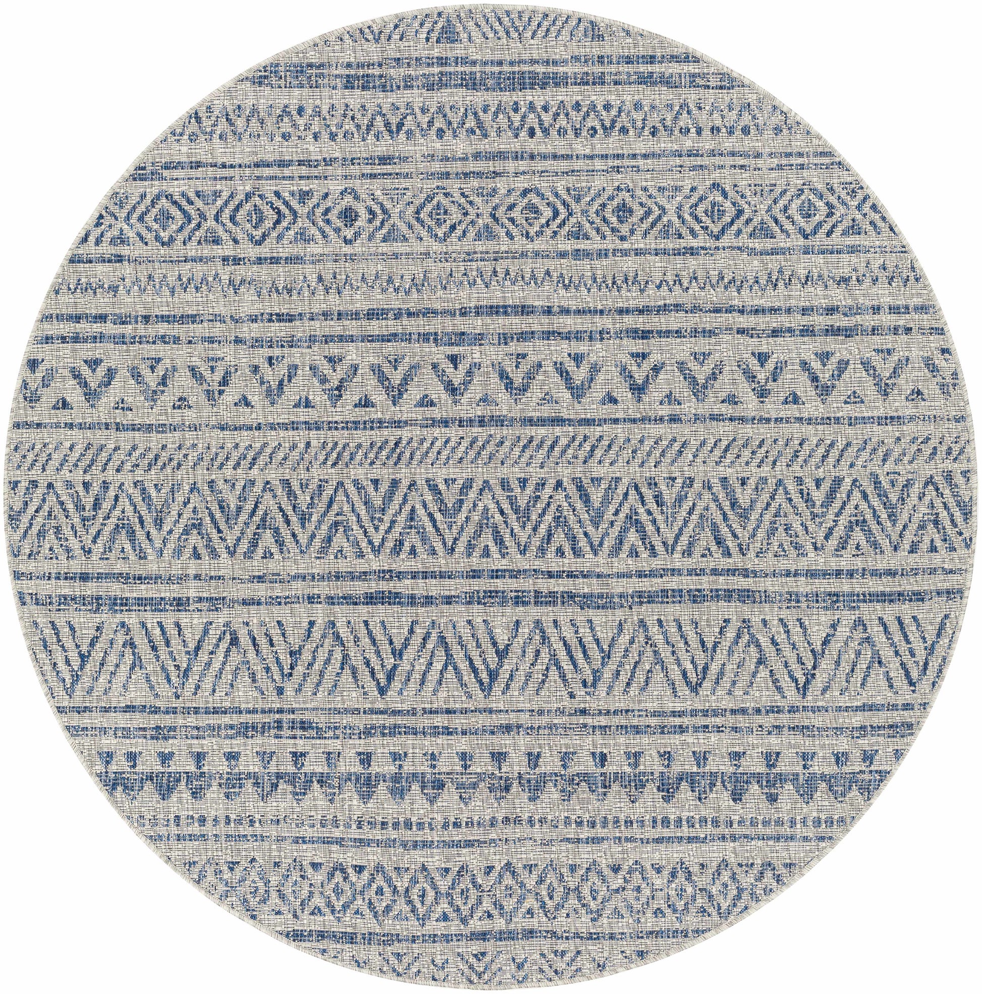 Novato Outdoor Rug - 6’7’’ Round - Boutique Rugs