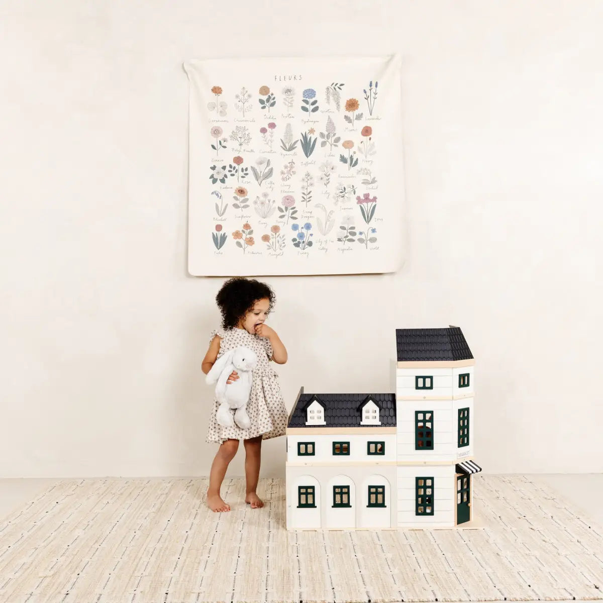 Nursery or Playroom Tapestry - Small - Fleurs - Gathre