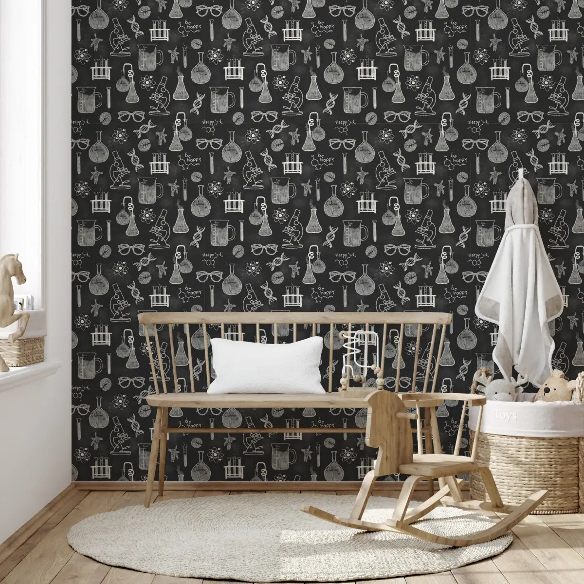 Nye Wallpaper - Science Chemistry for Kids - by Kristie Vargo - Loomwell Home Goods