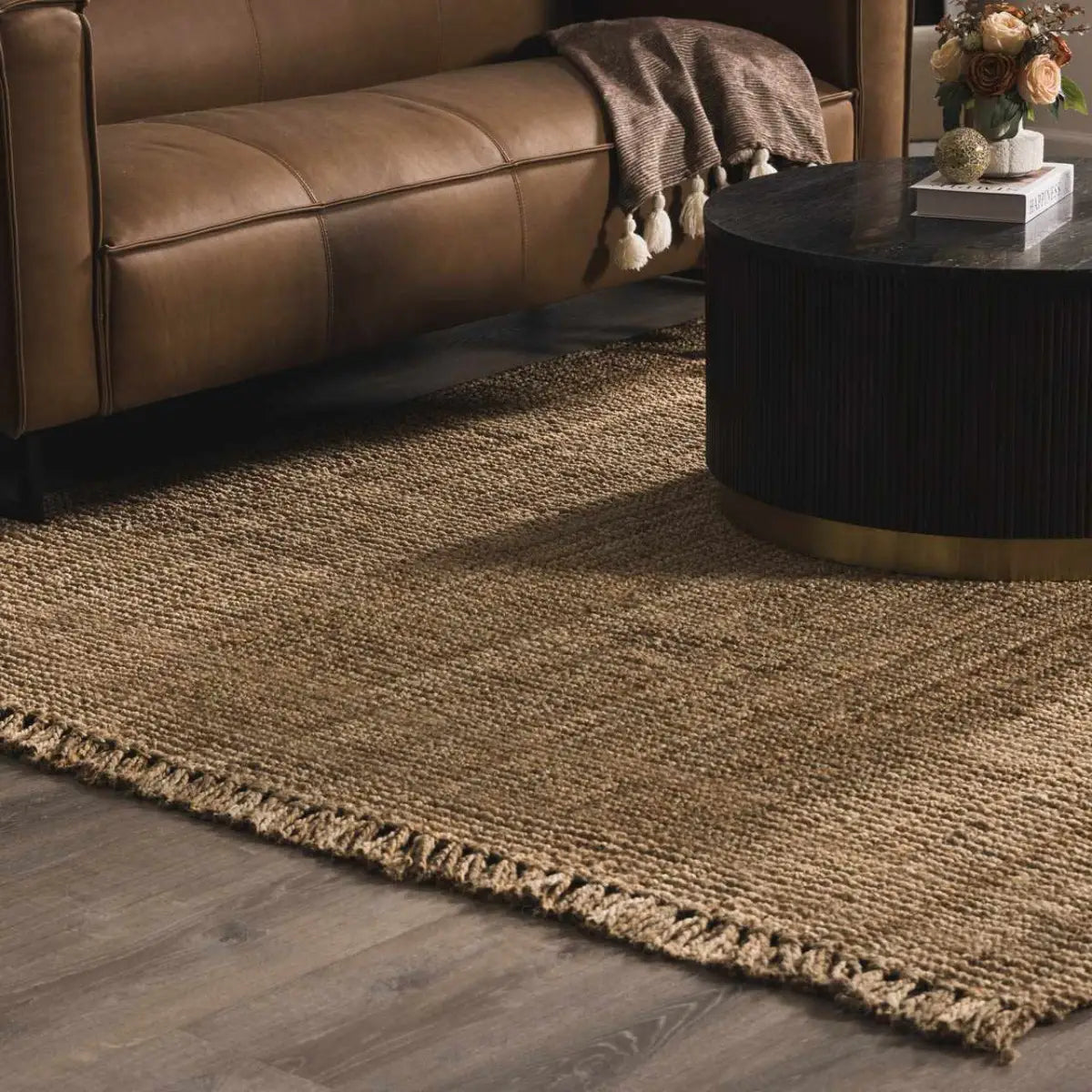 Oaks Perfect Flatweave Jute Rug - Boutique Rugs