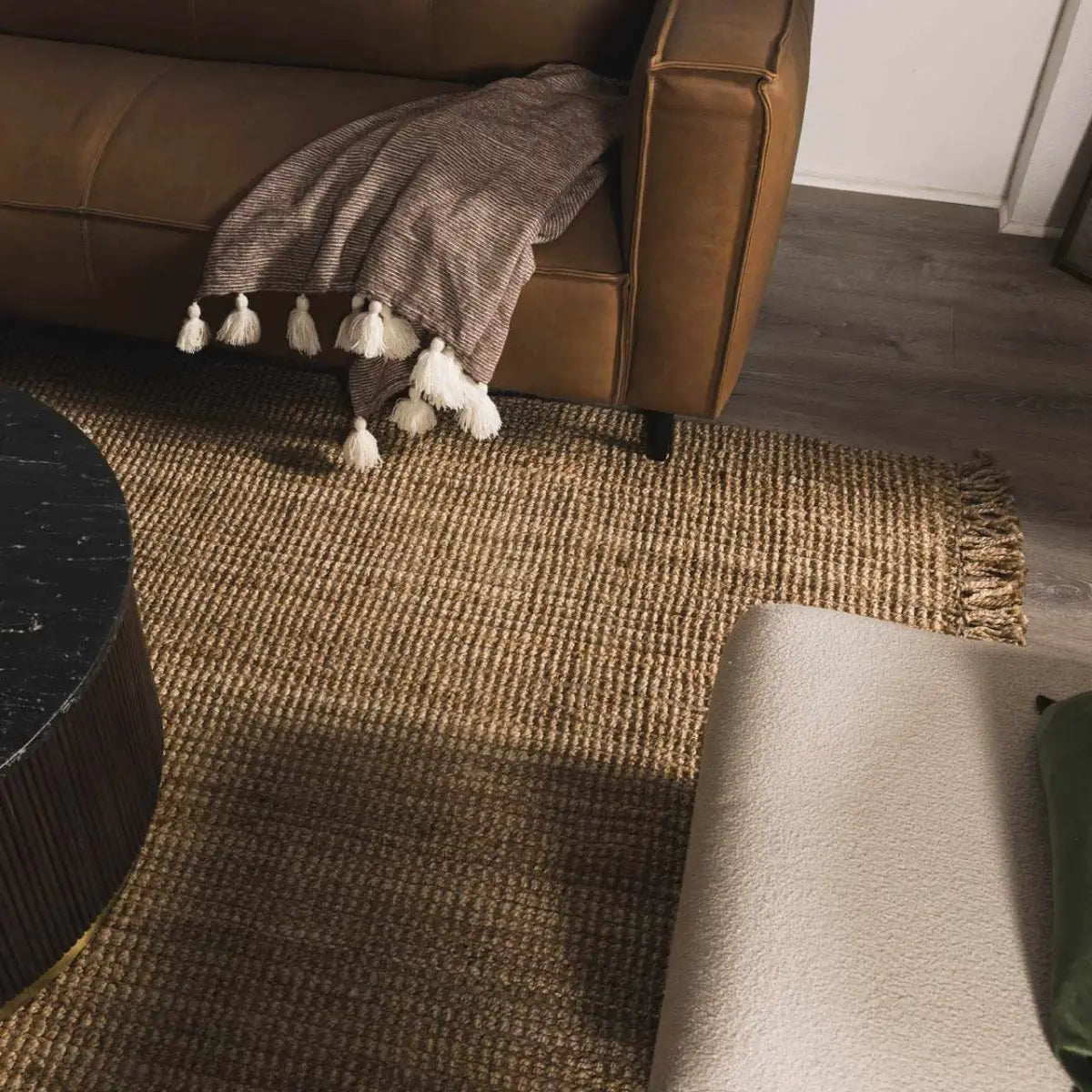 Oaks Perfect Flatweave Jute Rug - Boutique Rugs