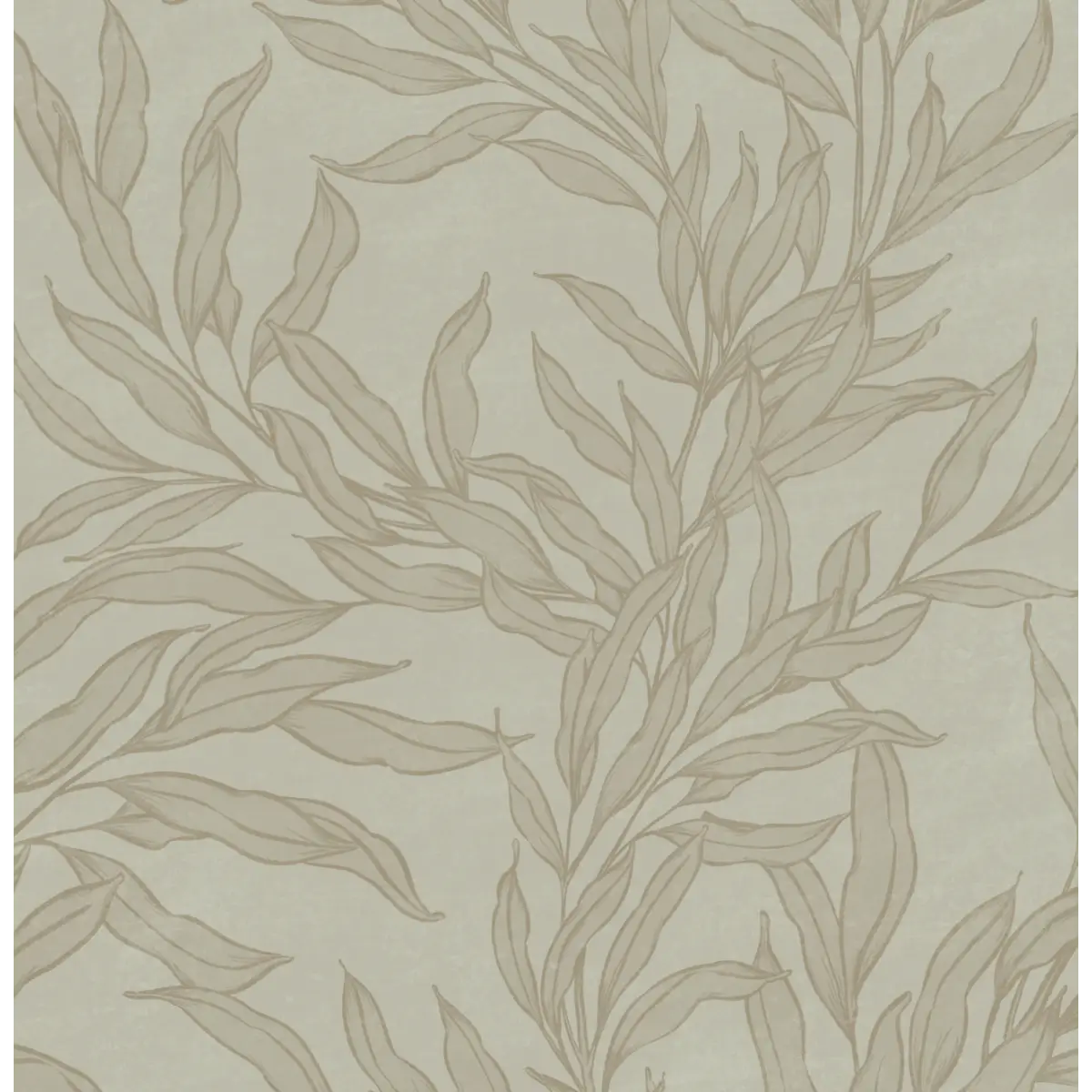 Oaks Wallpaper - Leafy Branches - by Taddy Mikelaites - Sample 1 foot by 1 foot / Sage - Loomwell Home Goods
