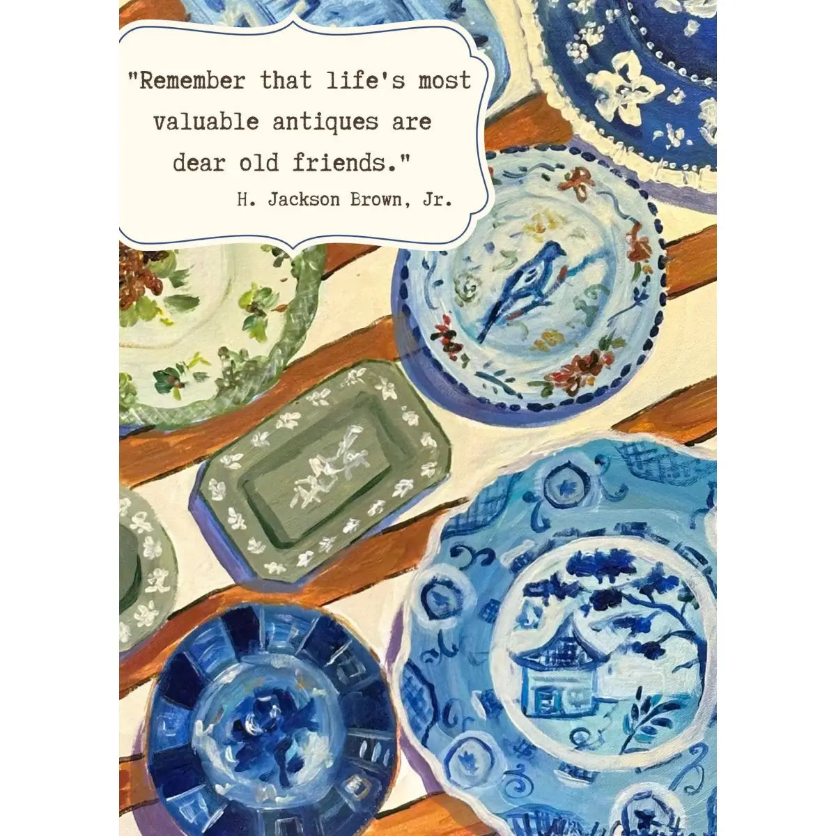 Greeting Card - Ode to Spode - Carpe Diem Papers