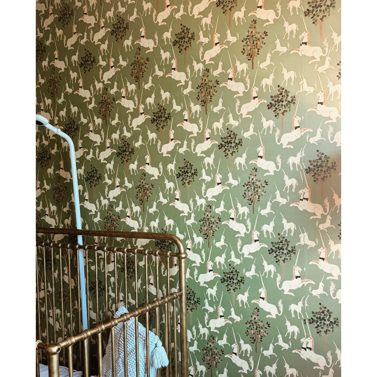 Odette Wallpaper - Medieval Unicorns - Loomwell Home Goods