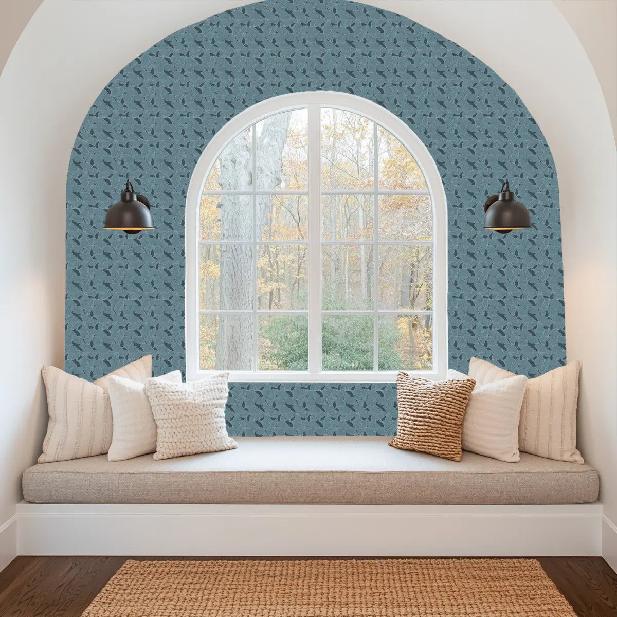 Odin Wallpaper - Gingko Leaves - by Tracy Stone Design - Loomwell Home Goods