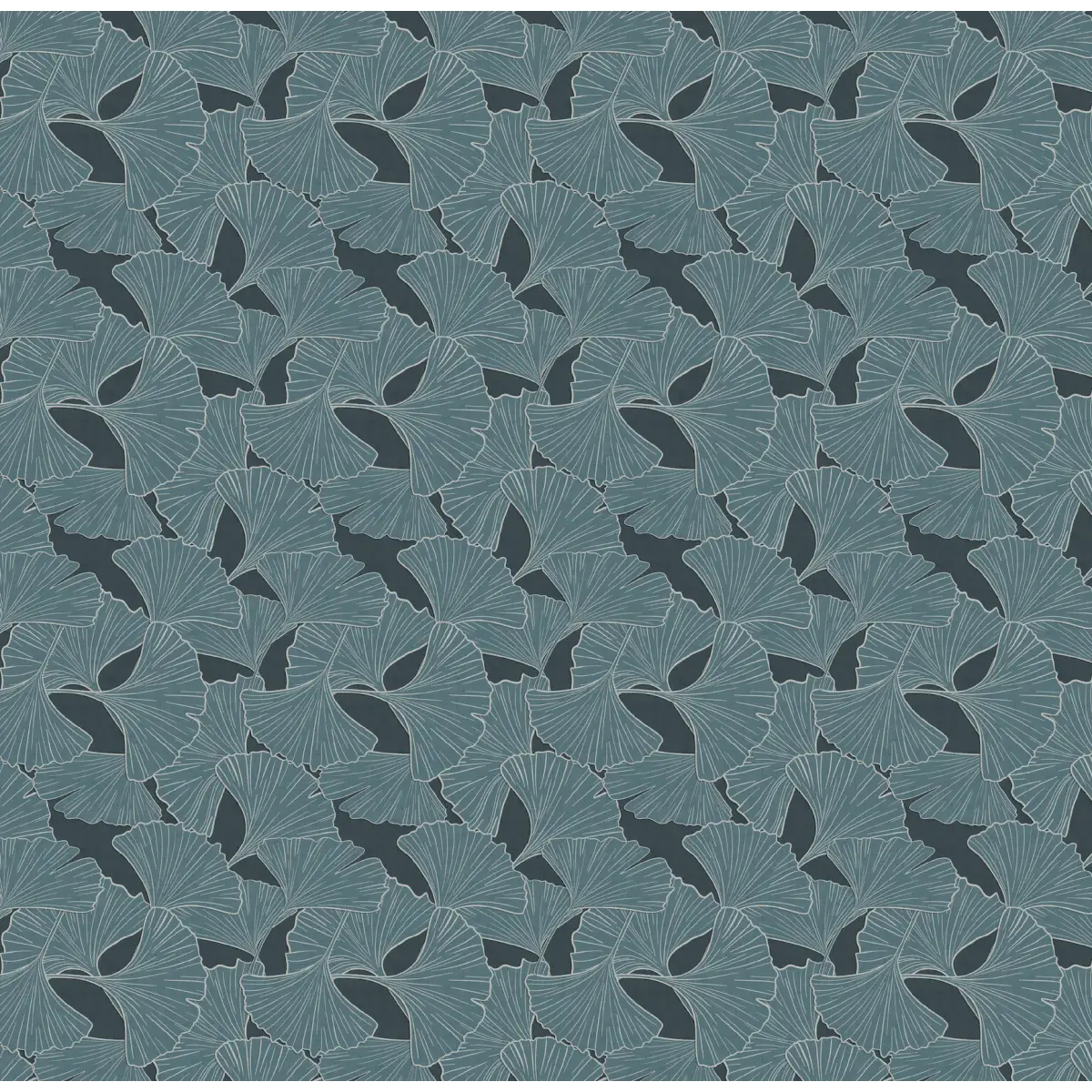 Odin Wallpaper - Gingko Leaves - by Tracy Stone Design - Loomwell Home Goods
