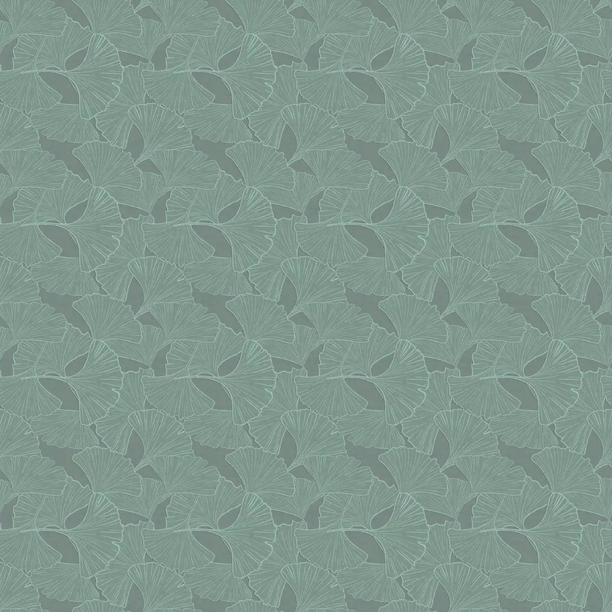 Odin Wallpaper - Gingko Leaves - by Tracy Stone Design - Loomwell Home Goods