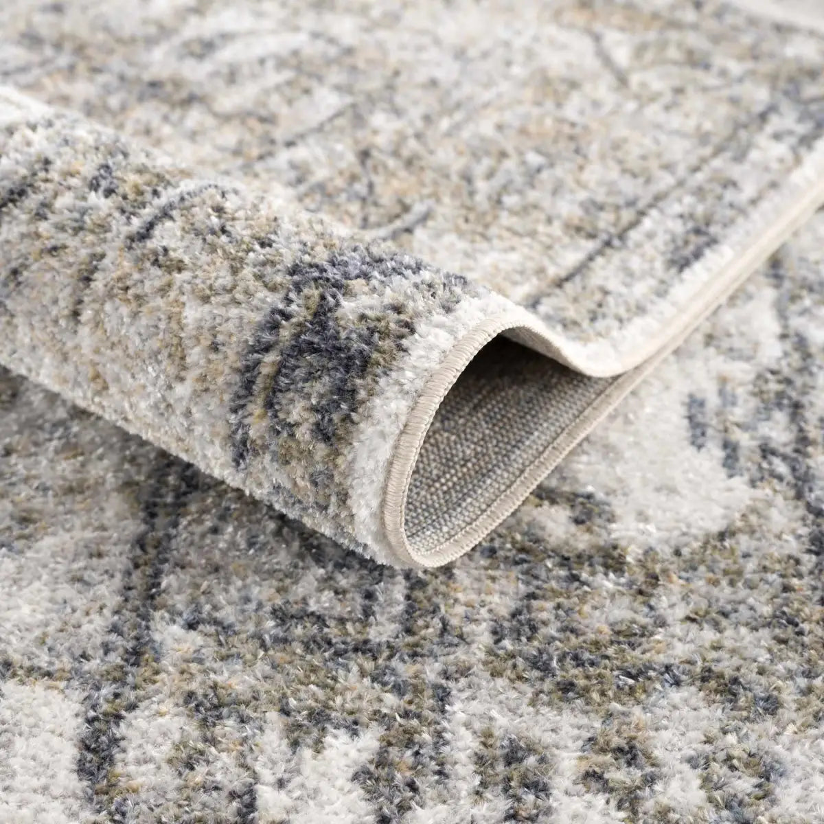Olive Hera Washable Area Rug - Boutique Rugs