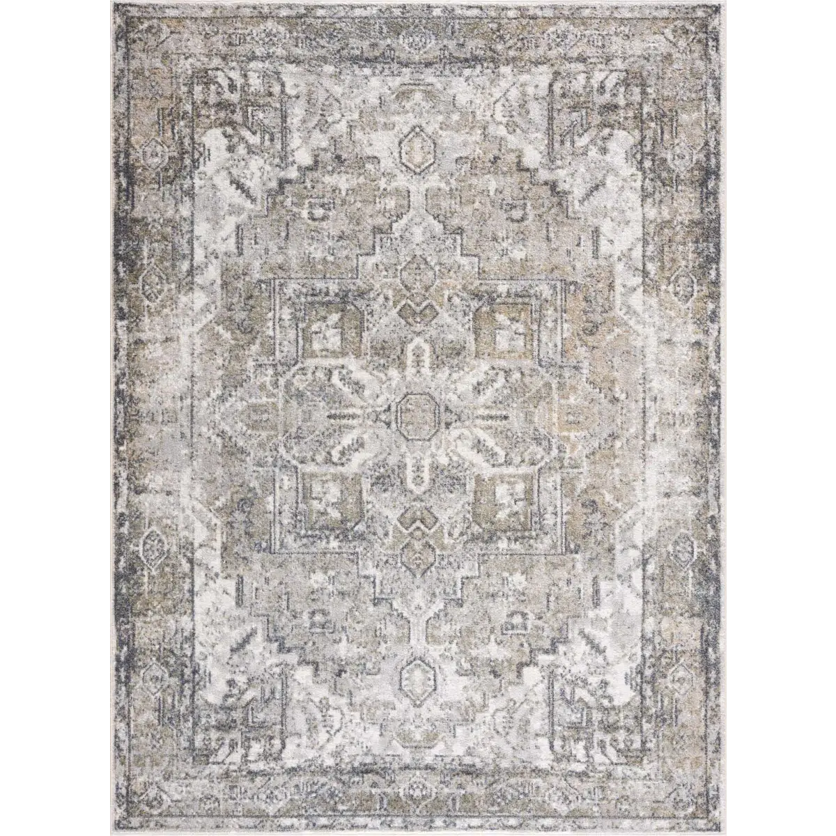 Olive Hera Washable Area Rug - Boutique Rugs