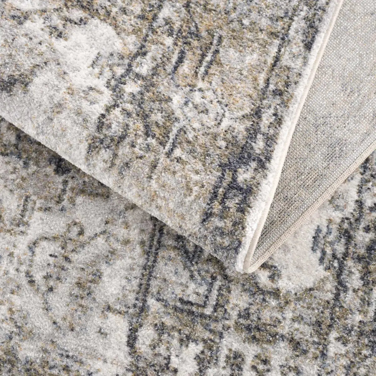 Olive Hera Washable Area Rug - Boutique Rugs
