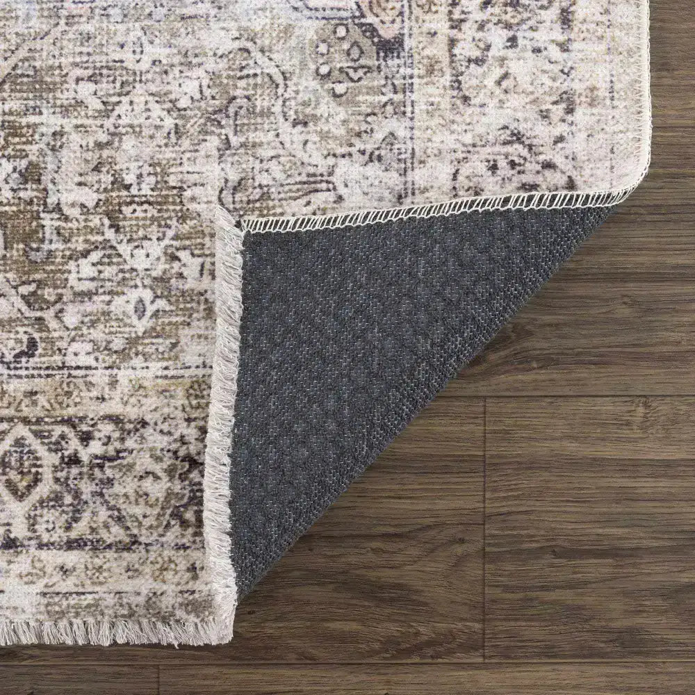 Olive Holi Washable Area Rug - Boutique Rugs