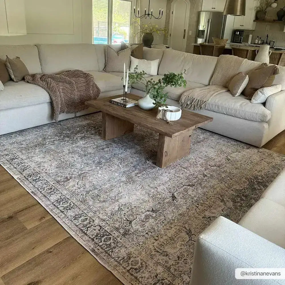 Olive Holi Washable Area Rug - Boutique Rugs