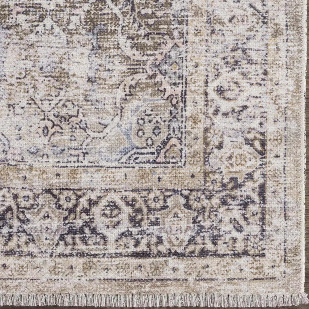 Olive Holi-2304 Washable Area Rug - Boutique Rugs