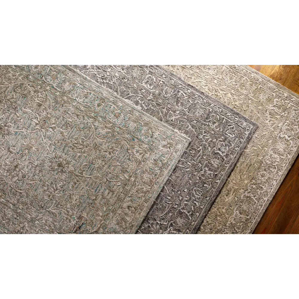 Olive Neutral Traditional Area Rug - Boutique Rugs