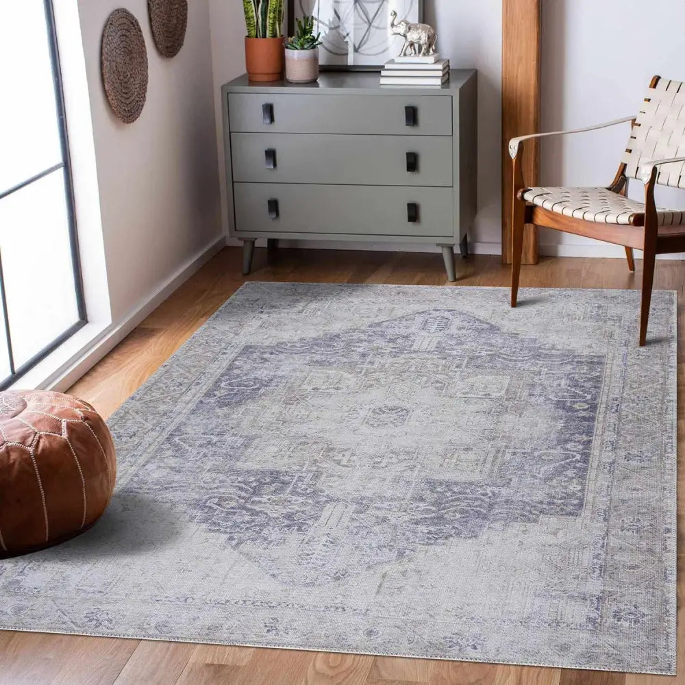 Olive Rosman Washable Area Rug - Clearance - Boutique Rugs