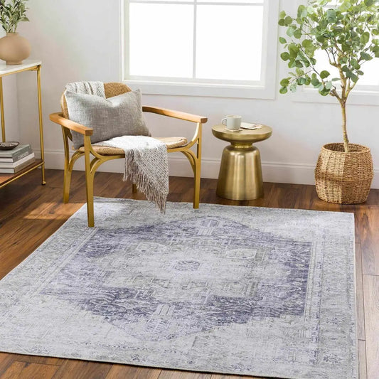 Olive Rosman Washable Area Rug - Boutique Rugs