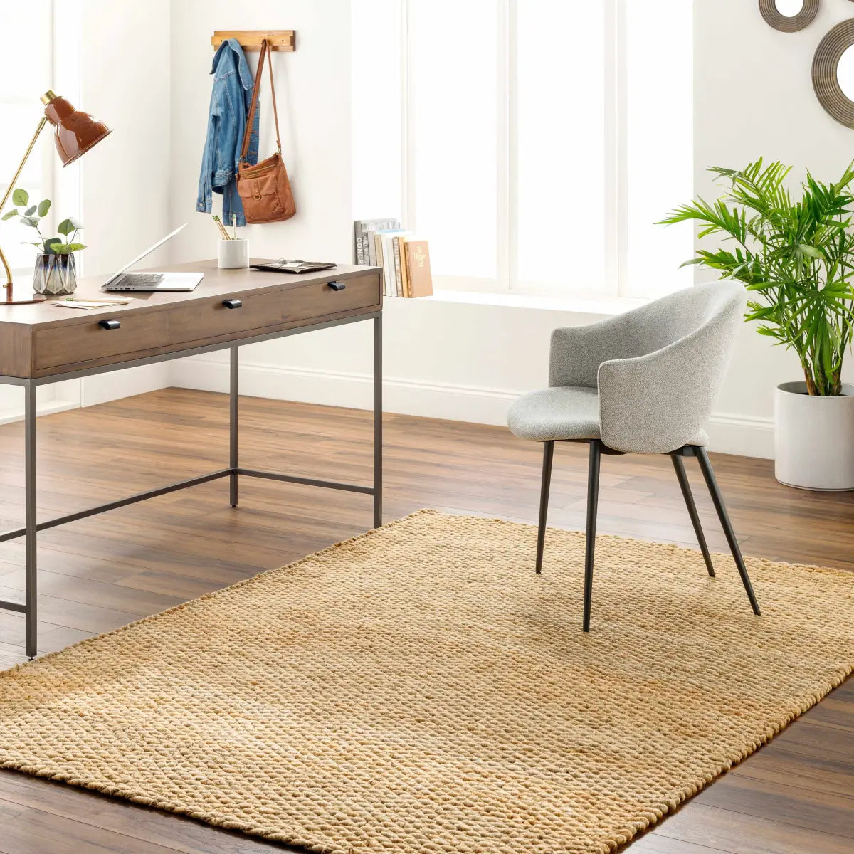 Olof Hand Woven Jute Rug - Boutique Rugs