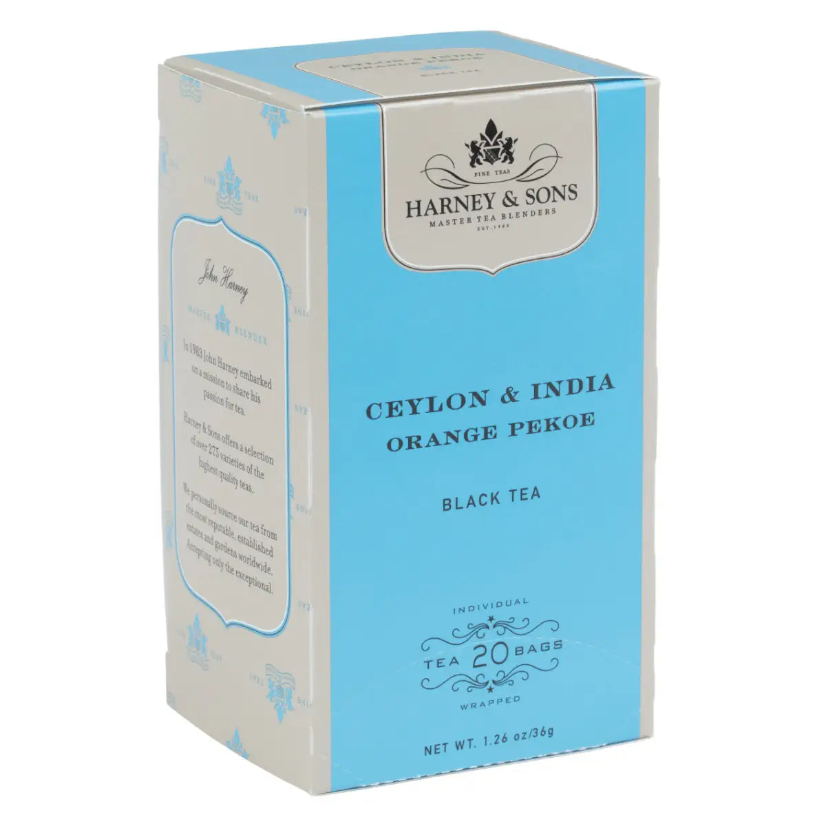 Orange Pekoe Tea - Box of 20 Premium Teabags - Teabags / Box of 20 Premium Teabags - Harney & Sons Fine Teas
