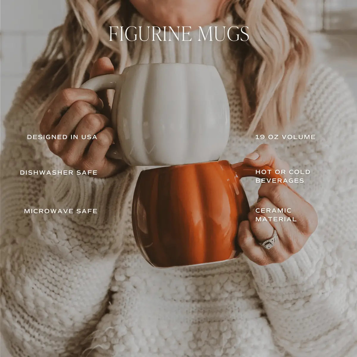 Orange Pumpkin 19oz. Figurine Coffee Mug - Sweet Water Decor