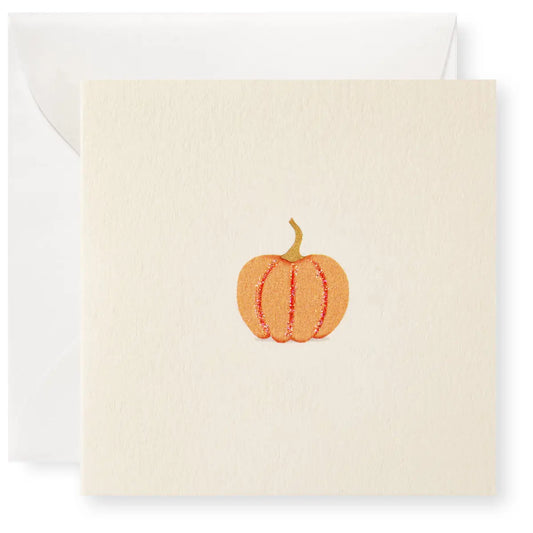 Fall Gift Enclosure Card - Halloween or Thanksgiving Pumpkin - Karen Adams Designs