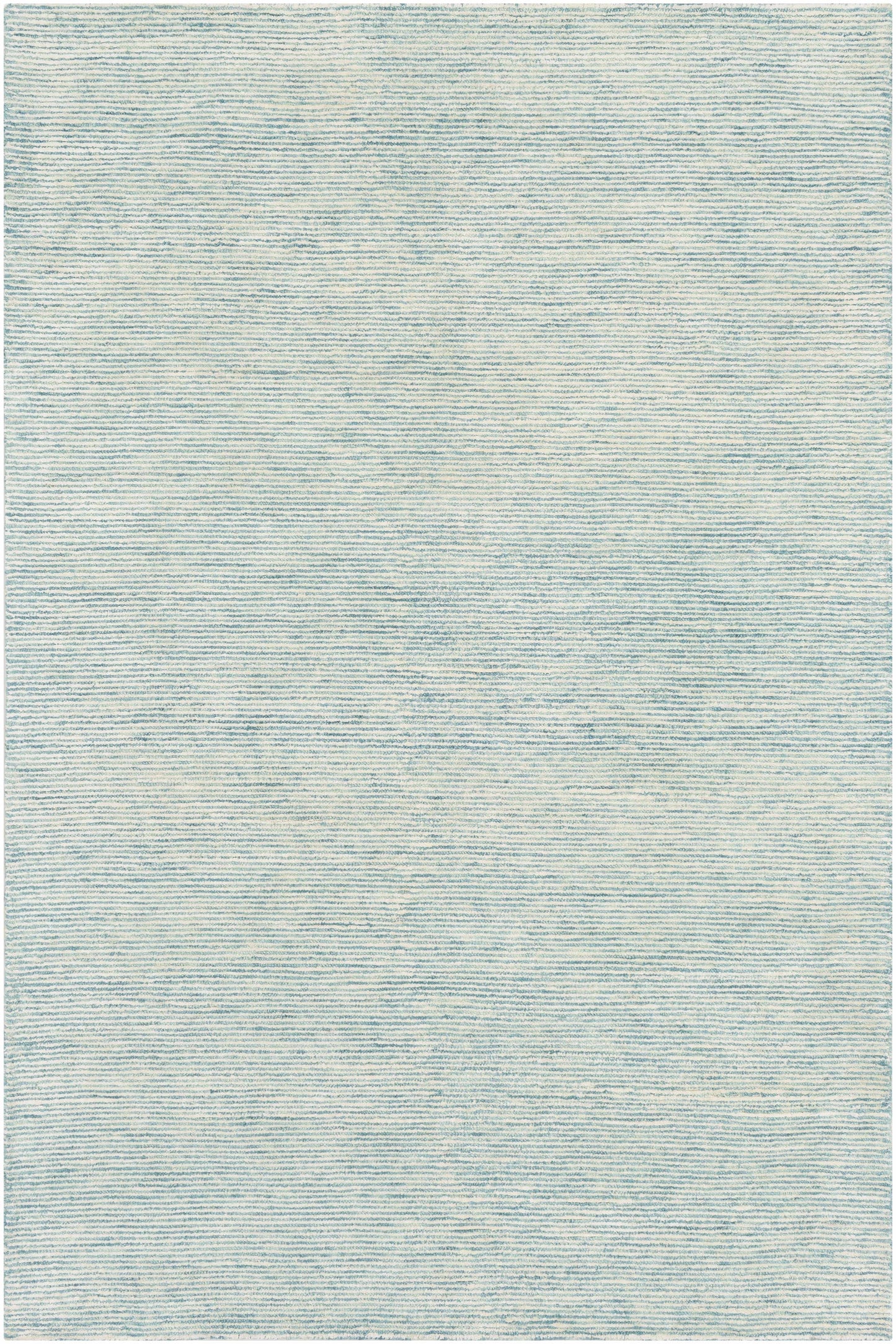 Light Blue Hand Tufted Wool Blend Rug - 5’ x 7’6’’ Rectangle - Boutique Rugs