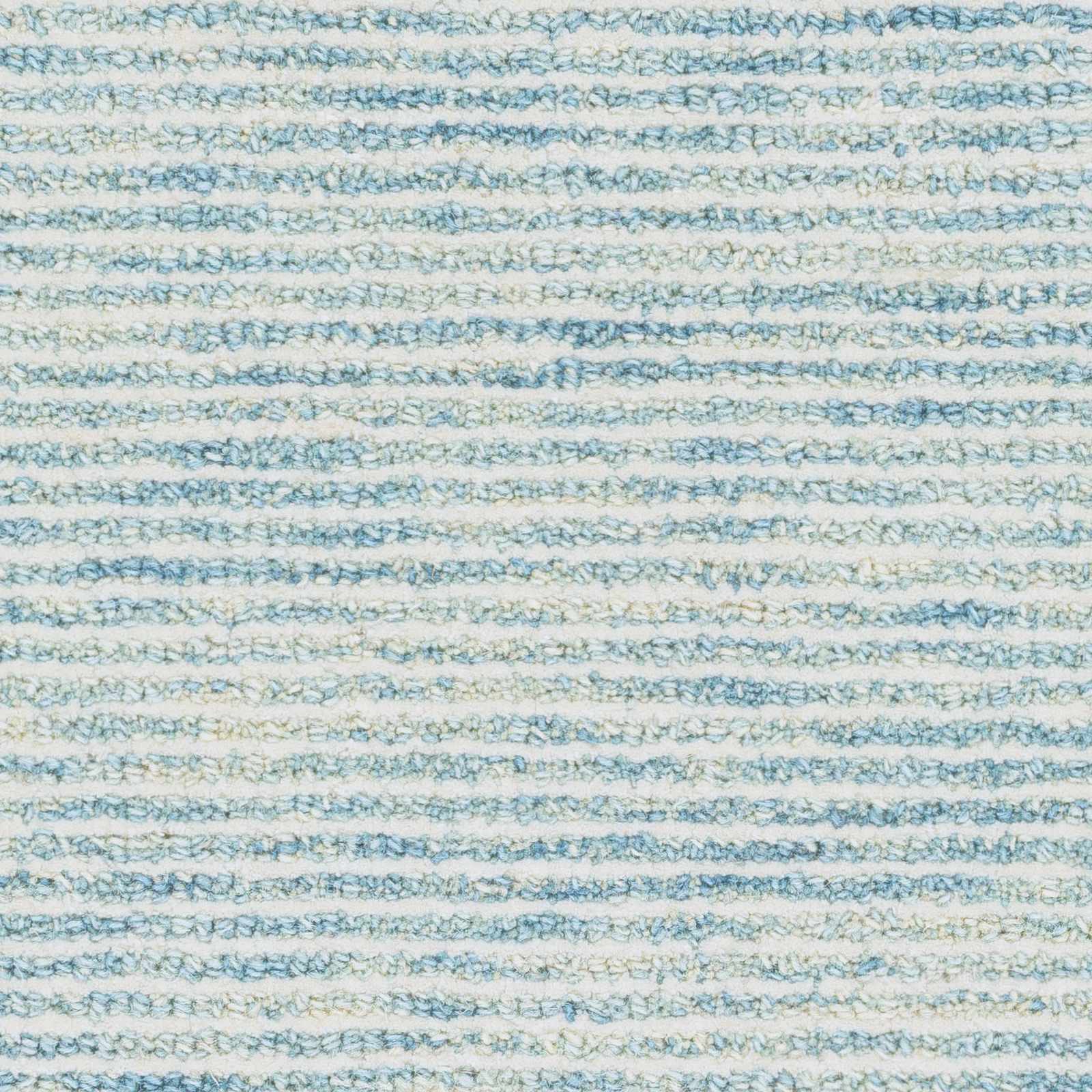Light Blue Hand Tufted Wool Blend Rug - 2’ x 3’ Rectangle - Boutique Rugs
