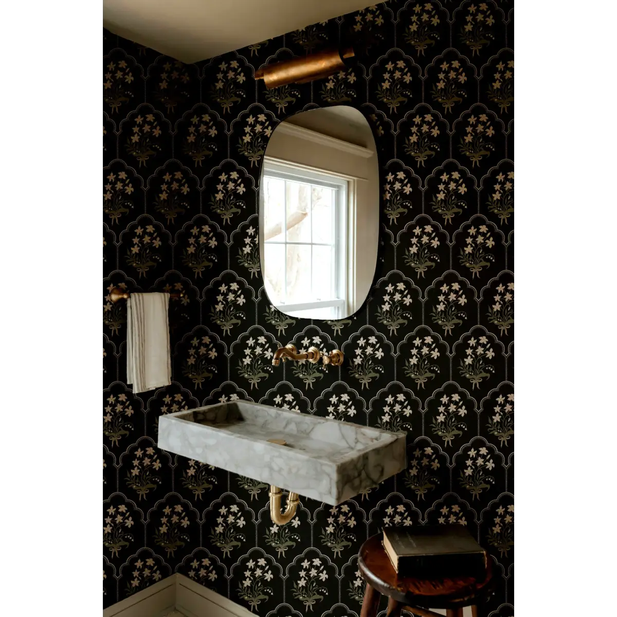 Oren Wallpaper - Flower Bunches - by Brittany Polatis Design - Loomwell Home Goods