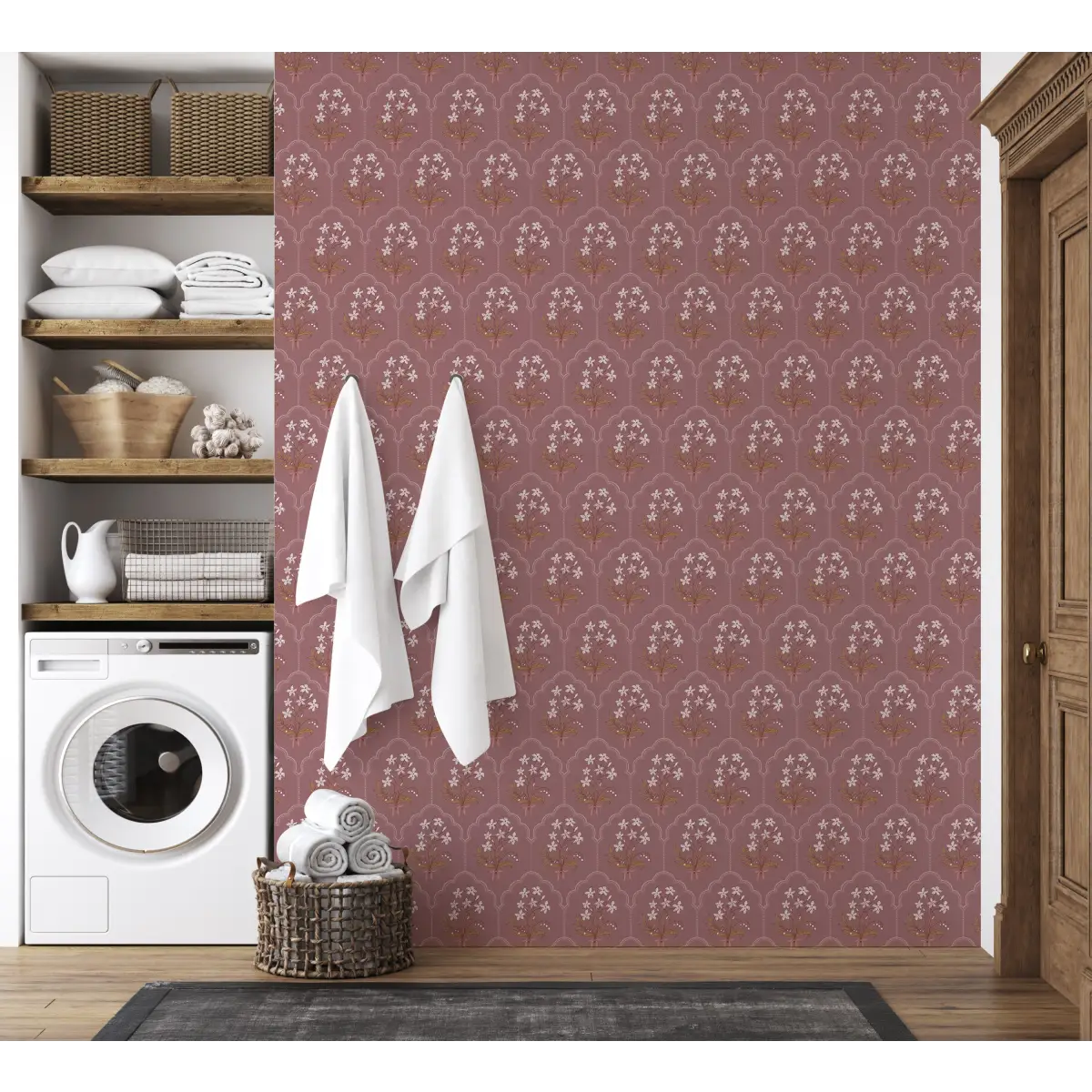 Oren Wallpaper - Flower Bunches - by Brittany Polatis Design - Loomwell Home Goods