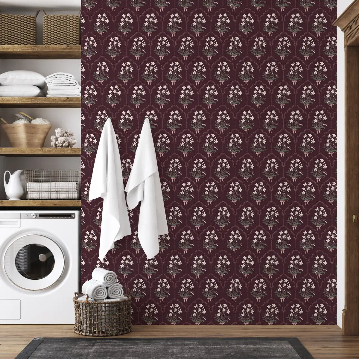 Oren Wallpaper - Flower Bunches - by Brittany Polatis Design - Loomwell Home Goods