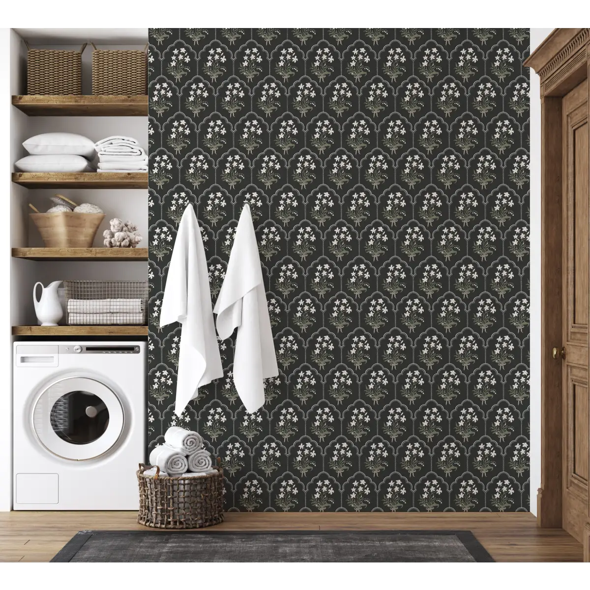 Oren Wallpaper - Flower Bunches - by Brittany Polatis Design - Loomwell Home Goods