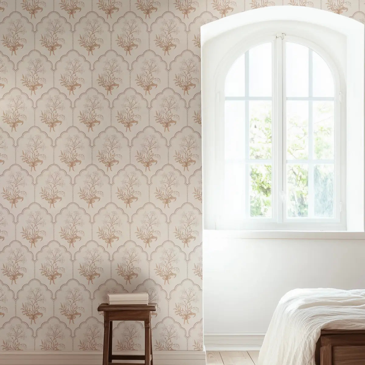 Oren Wallpaper - Flower Bunches - by Brittany Polatis Design - Loomwell Home Goods