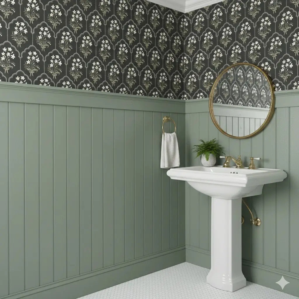 Oren Wallpaper - Flower Bunches - by Brittany Polatis Design - Loomwell Home Goods