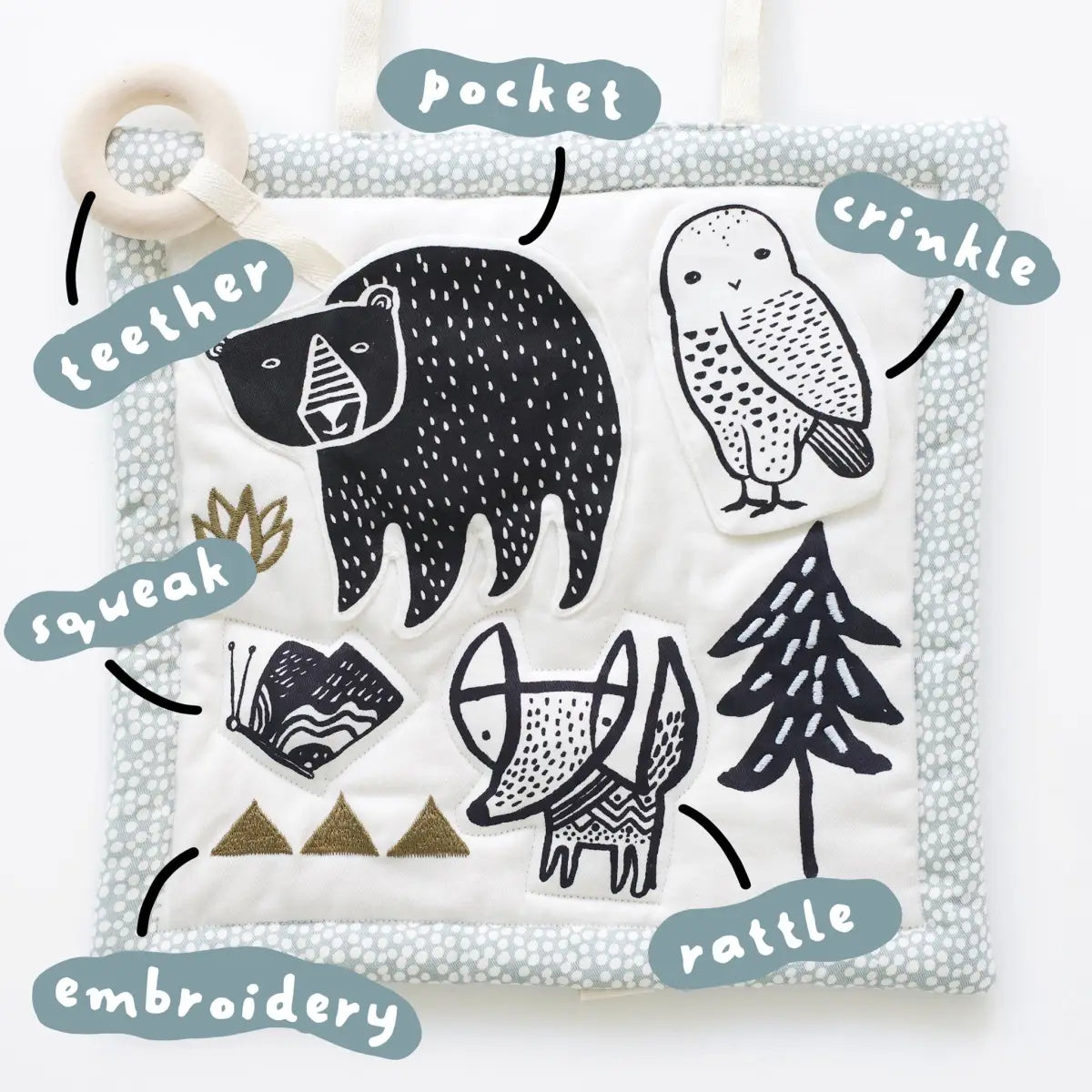 Organic Activity Pad - Woodland - Wee Gallery