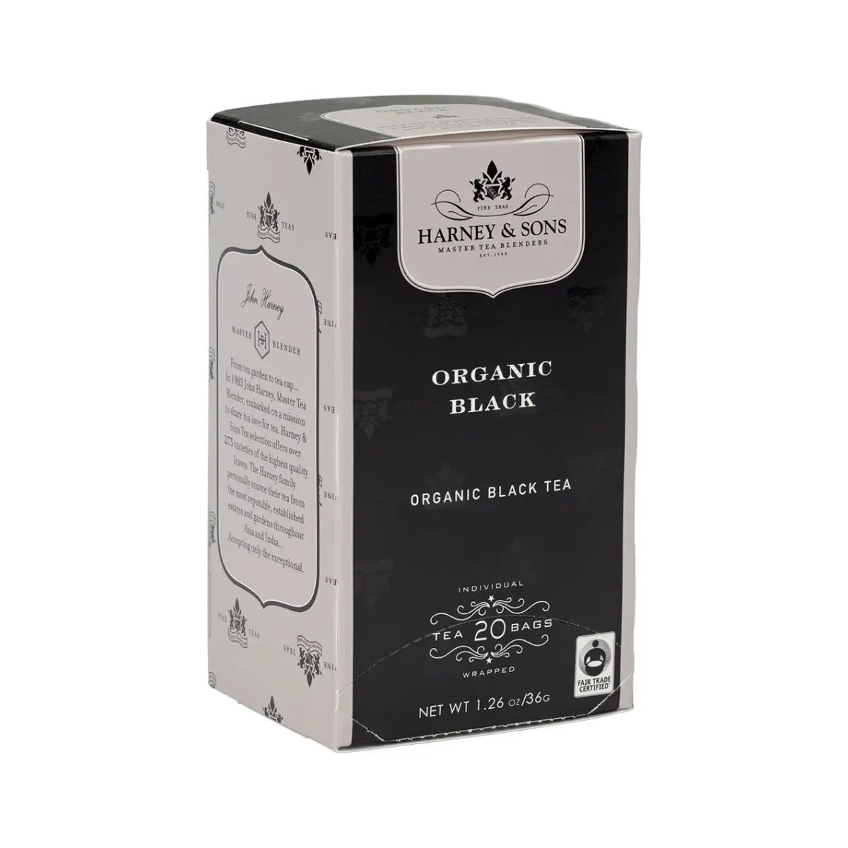 Organic Black Tea - Box of 20 Premium Teabags - Teabags / Box of 20 Premium Teabags - Harney & Sons Fine Teas
