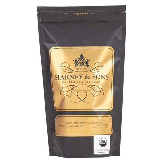 Organic Breakfast Tea - Bag of 50 Sachets - Sachets / Bag of 50 Sachets - Harney & Sons Fine Teas
