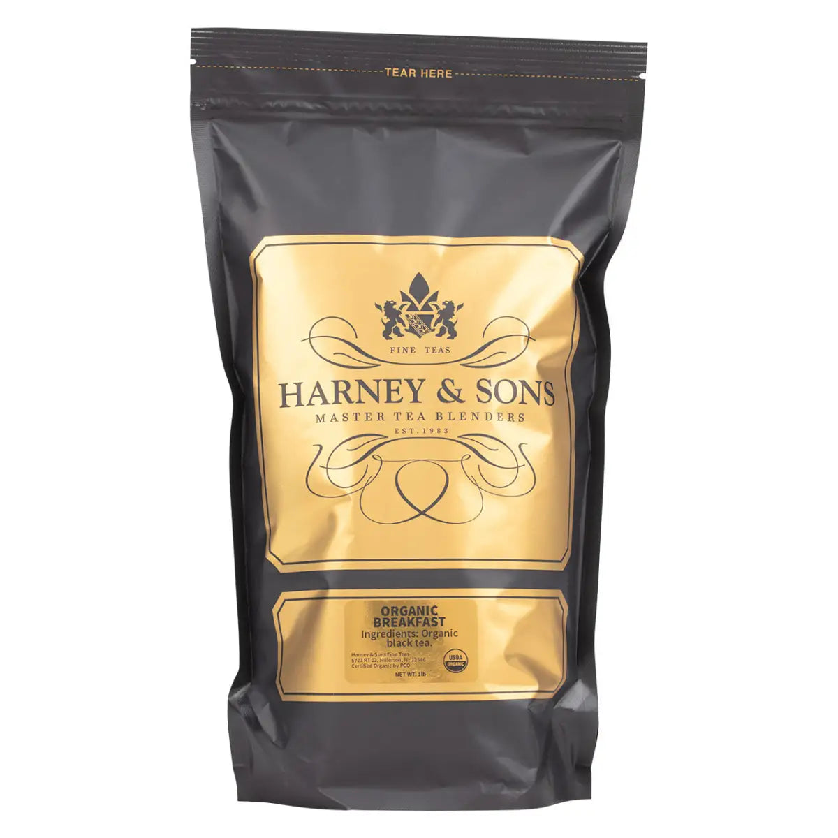 Organic Tea - Breakfast Tea - Loose or Sachets - Loose / 1 lb. Bag - Harney & Sons Fine Teas