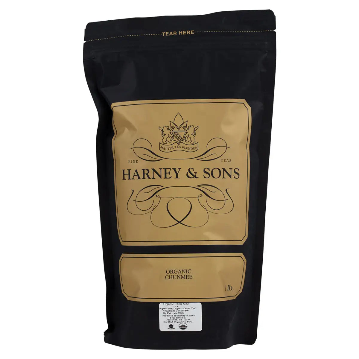 Loose Tea - Organic Chun Mee Green Tea - Loose / 1 lb. Bag - Harney & Sons Fine Teas