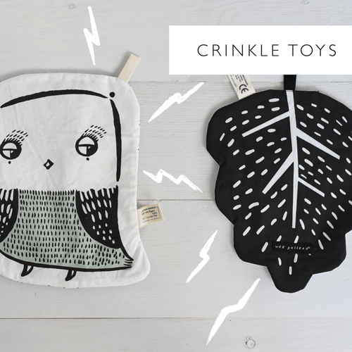 Organic Crinkle Toy - Leaf - Wee Gallery