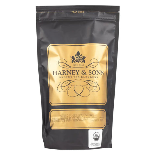 Organic Ginger Lemon Tea - Bag of 50 Sachets - Sachets / Bag of 50 Sachets - Harney & Sons Fine Teas