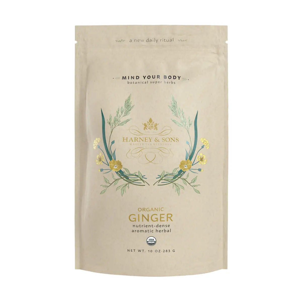 Loose Tea - Organic Ginger Powder - Loose / 10 oz. Bag - Harney & Sons Fine Teas