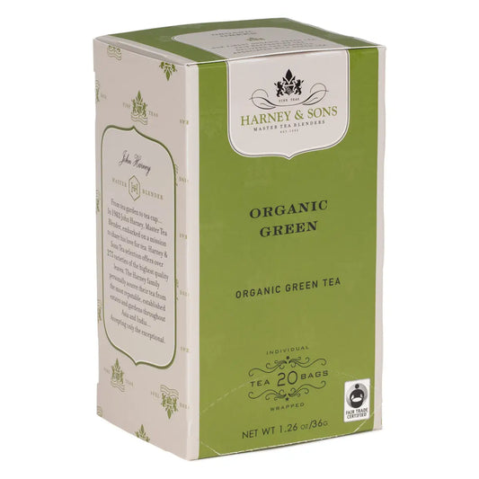 Organic Green Tea - Premium Teabags - Teabags / Box of 20 Premium Teabags - Harney & Sons Fine Teas