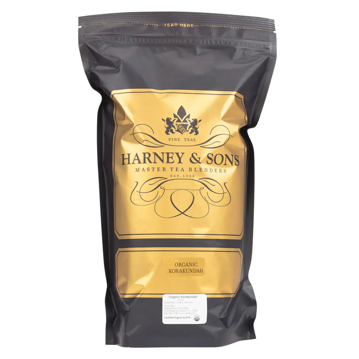 Loose Tea - Organic Korakundah - Loose / 1 lb. Bag - Harney & Sons Fine Teas