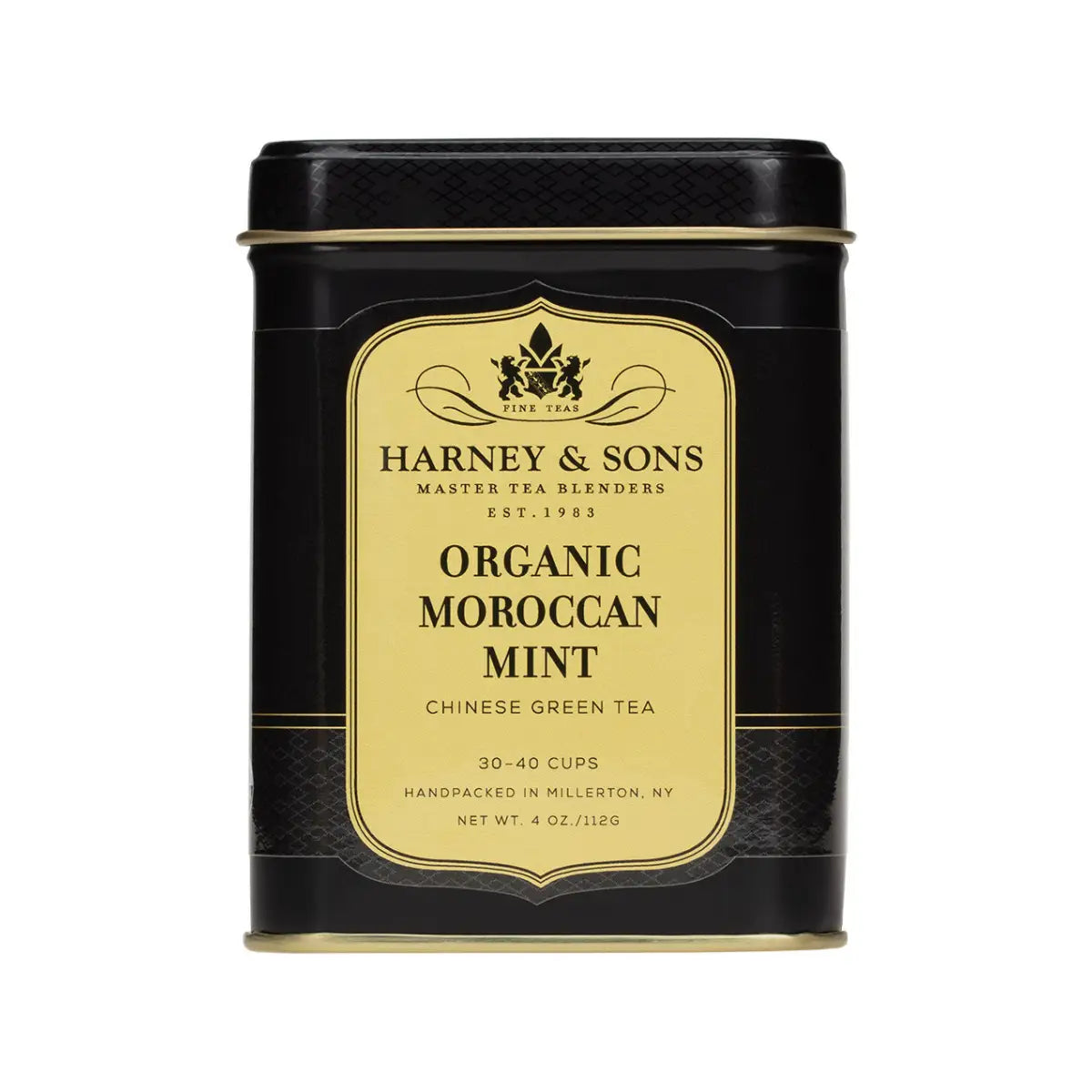 Organic Tea - Moroccan Mint Green Tea - Loose or Sachets - Loose / 4 oz. Tin - Harney & Sons Fine Teas