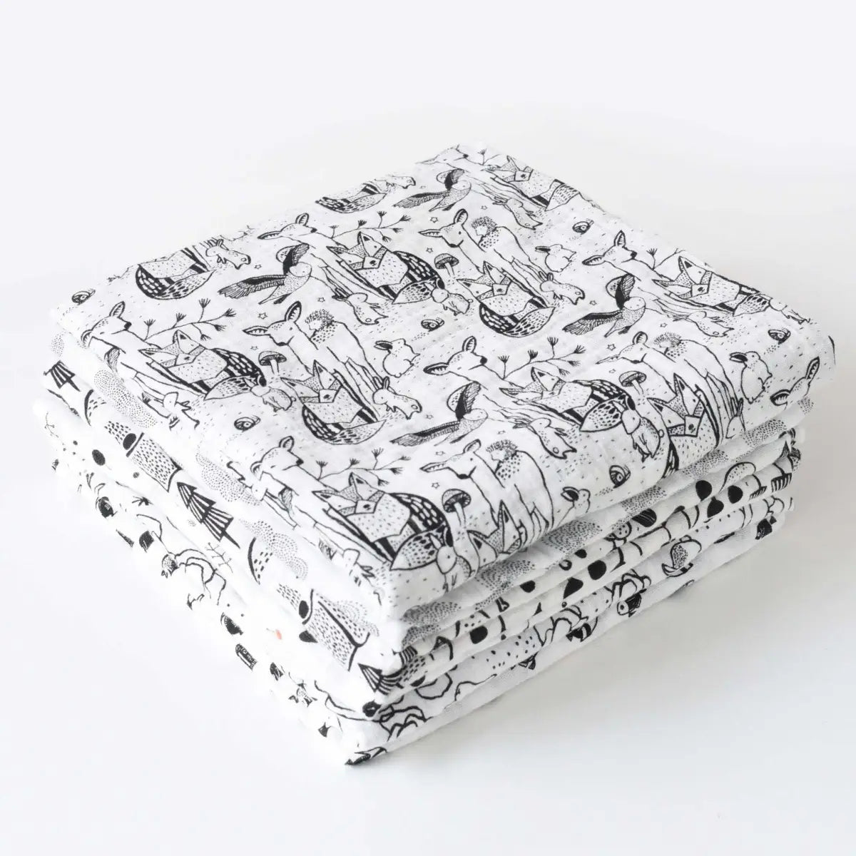 Organic Muslin Swaddle - Forest - Wee Gallery