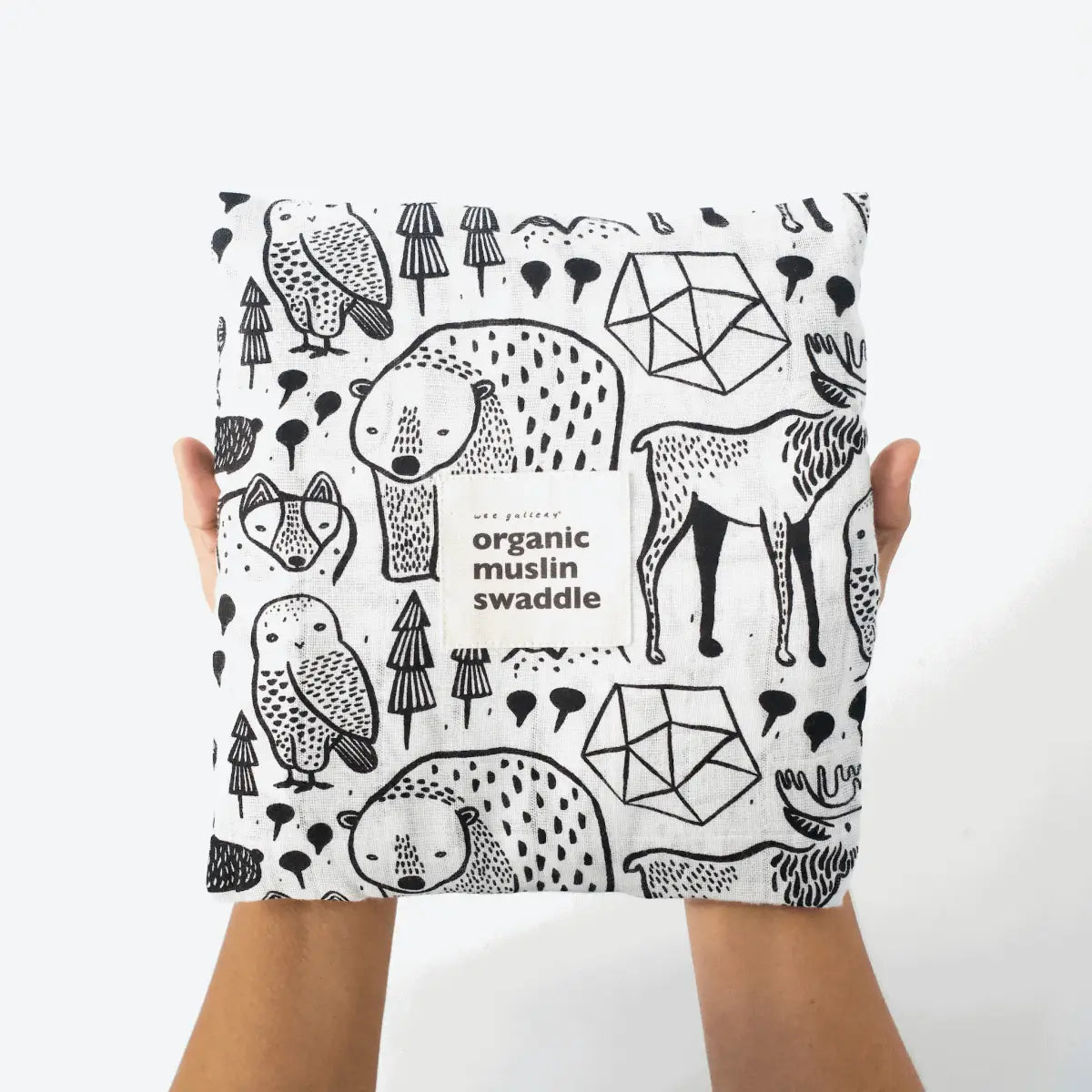 Organic Muslin Swaddle - Nordic - Wee Gallery