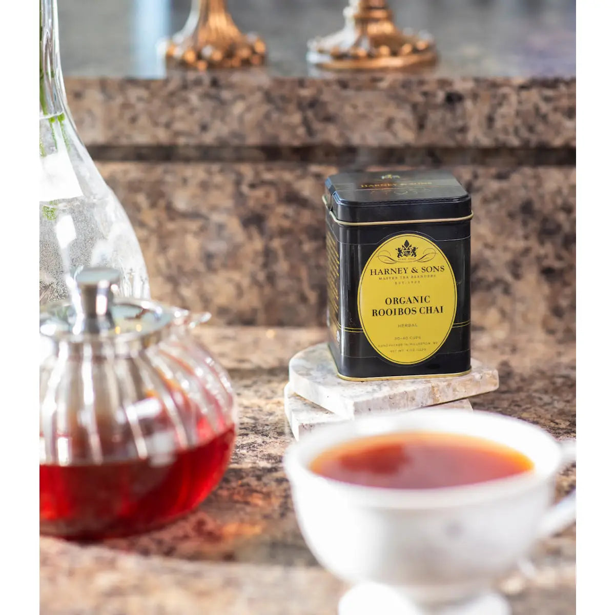 Organic Tea - Rooibos Chai Decaf - Loose or Sachets - Harney & Sons Fine Teas