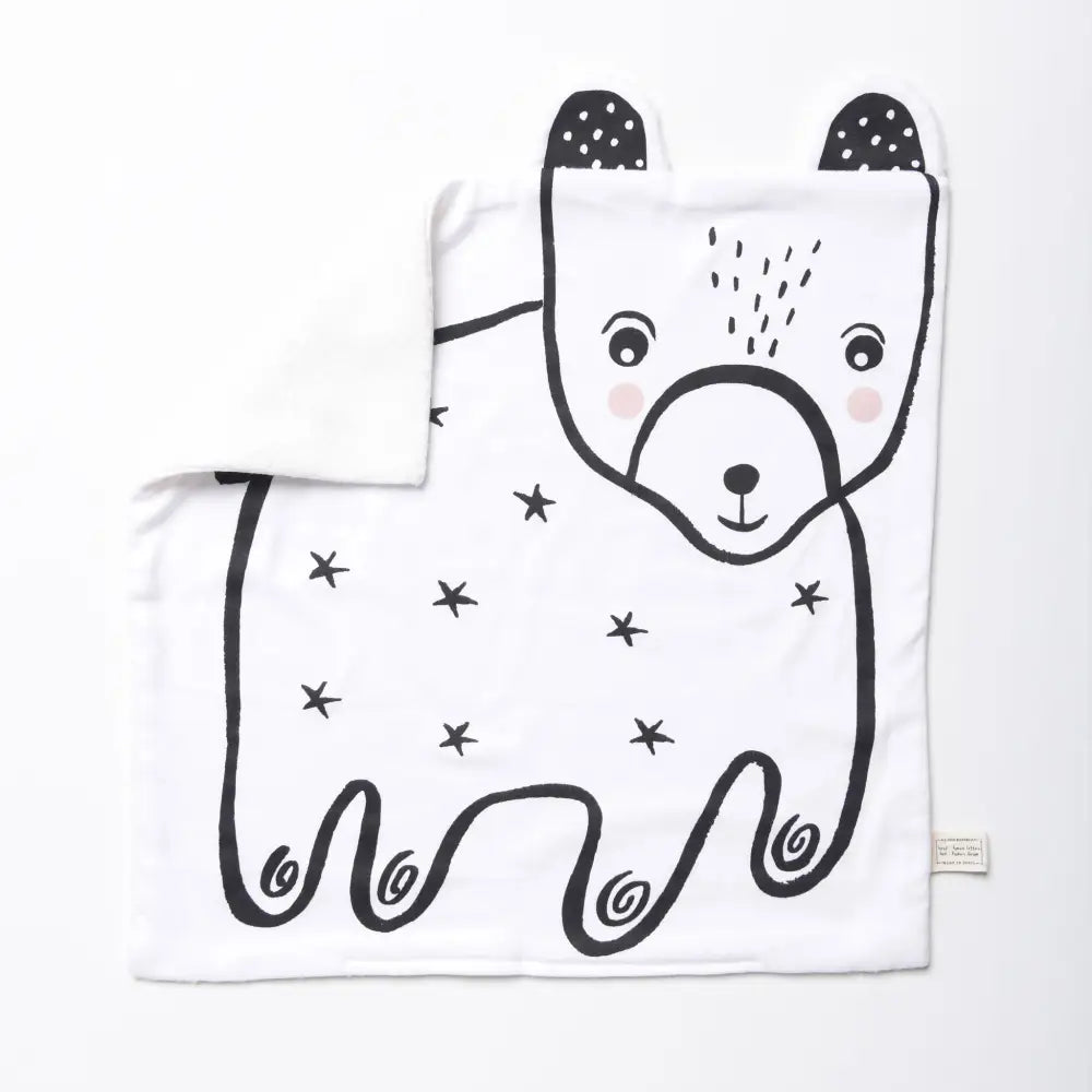 Organic Snuggle Blanket - Bear - Wee Gallery