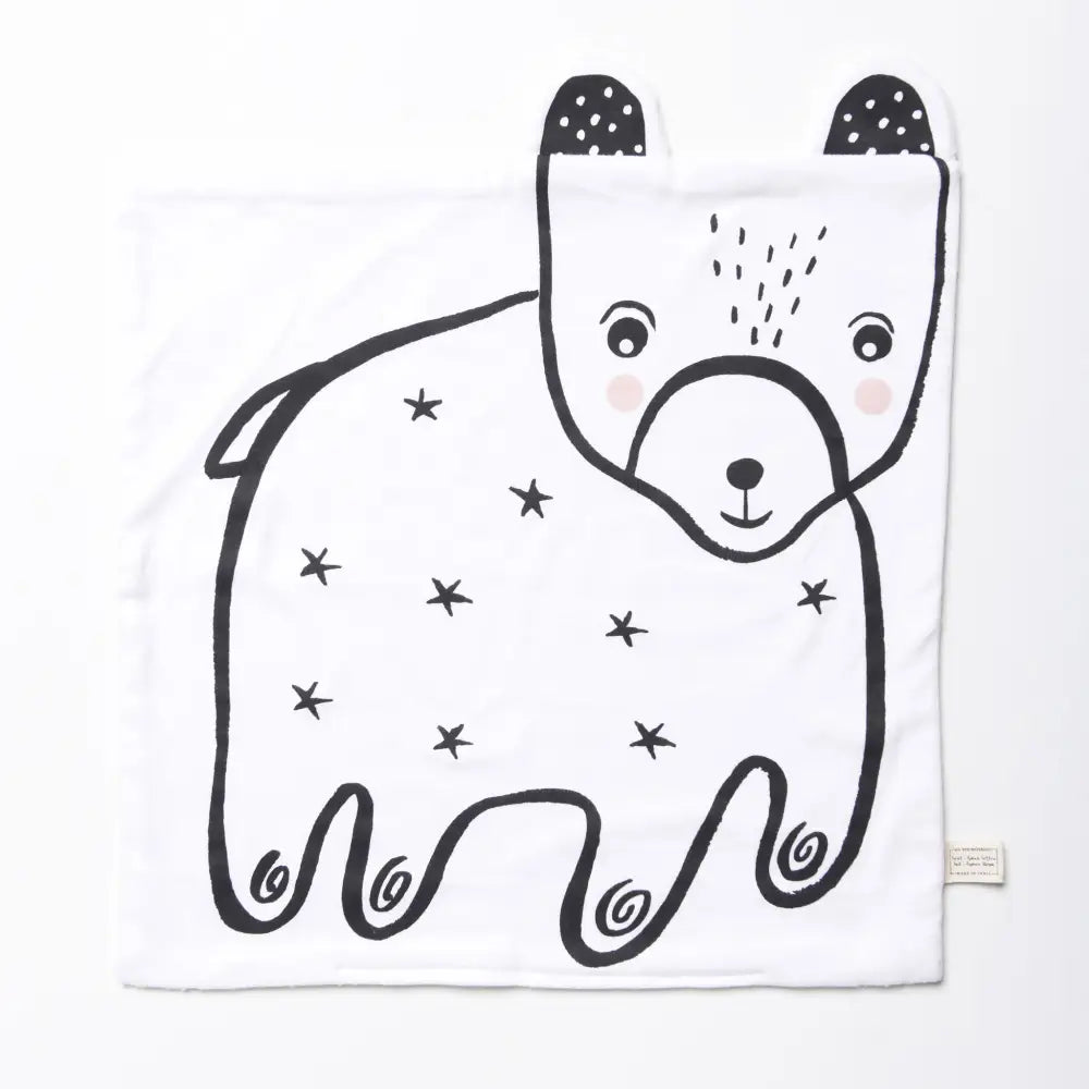 Organic Snuggle Blanket - Bear - Wee Gallery