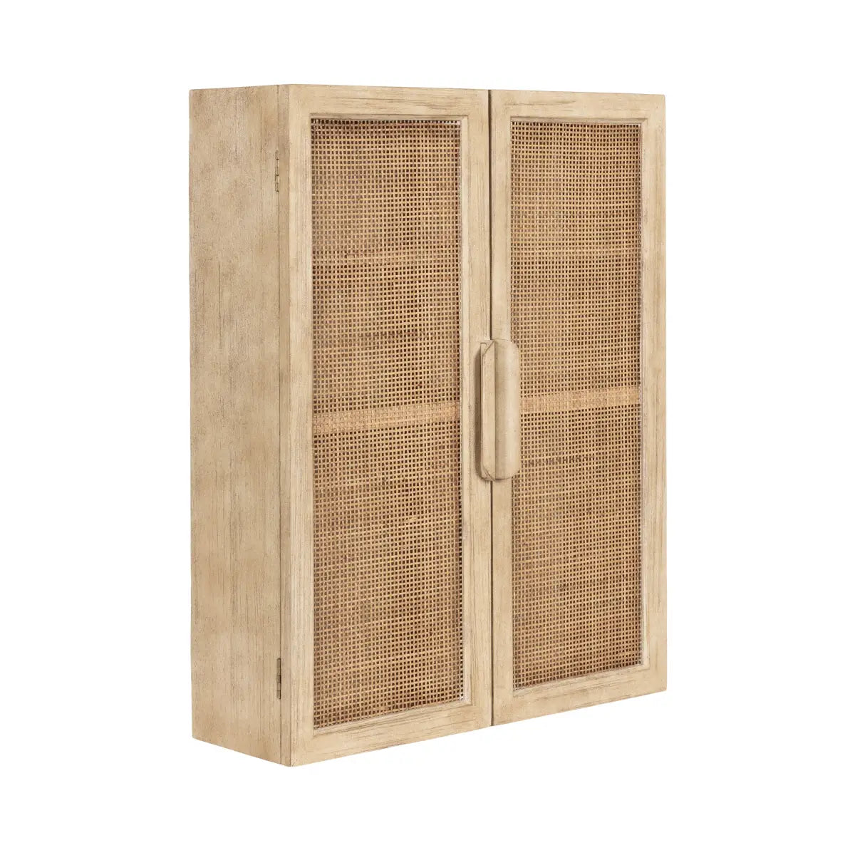 Ori Rattan 2-Door Wall Cabinet - kateandlaurel