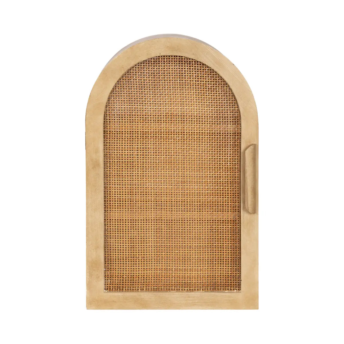 Ori Rattan Arch Wall Cabinet - kateandlaurel